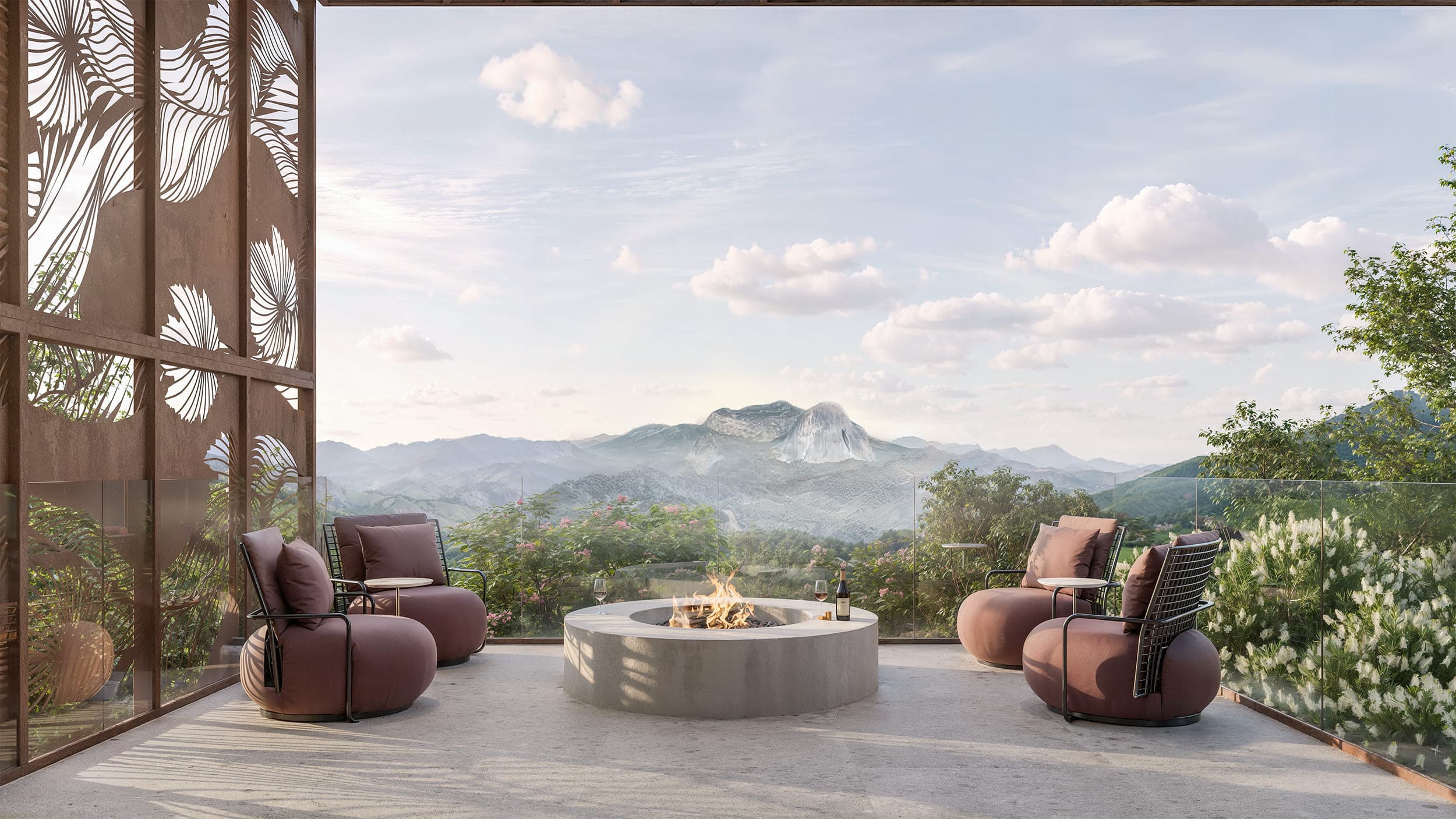 Vive Le Vin — Mirante com vista para Pedra Azul